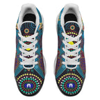 indigenous-all-stars-rugby-cushion-shoes-dreamtime-turtle-with-aboriginal-dot-painting-art-cushion-running-shoes-ver1