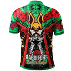 rabbitohs-rugby-aboriginal-anzac-day-custom-watercolour-polo-shirt-remembrance-indigenous-rabbitohs-with-poppy-flower
