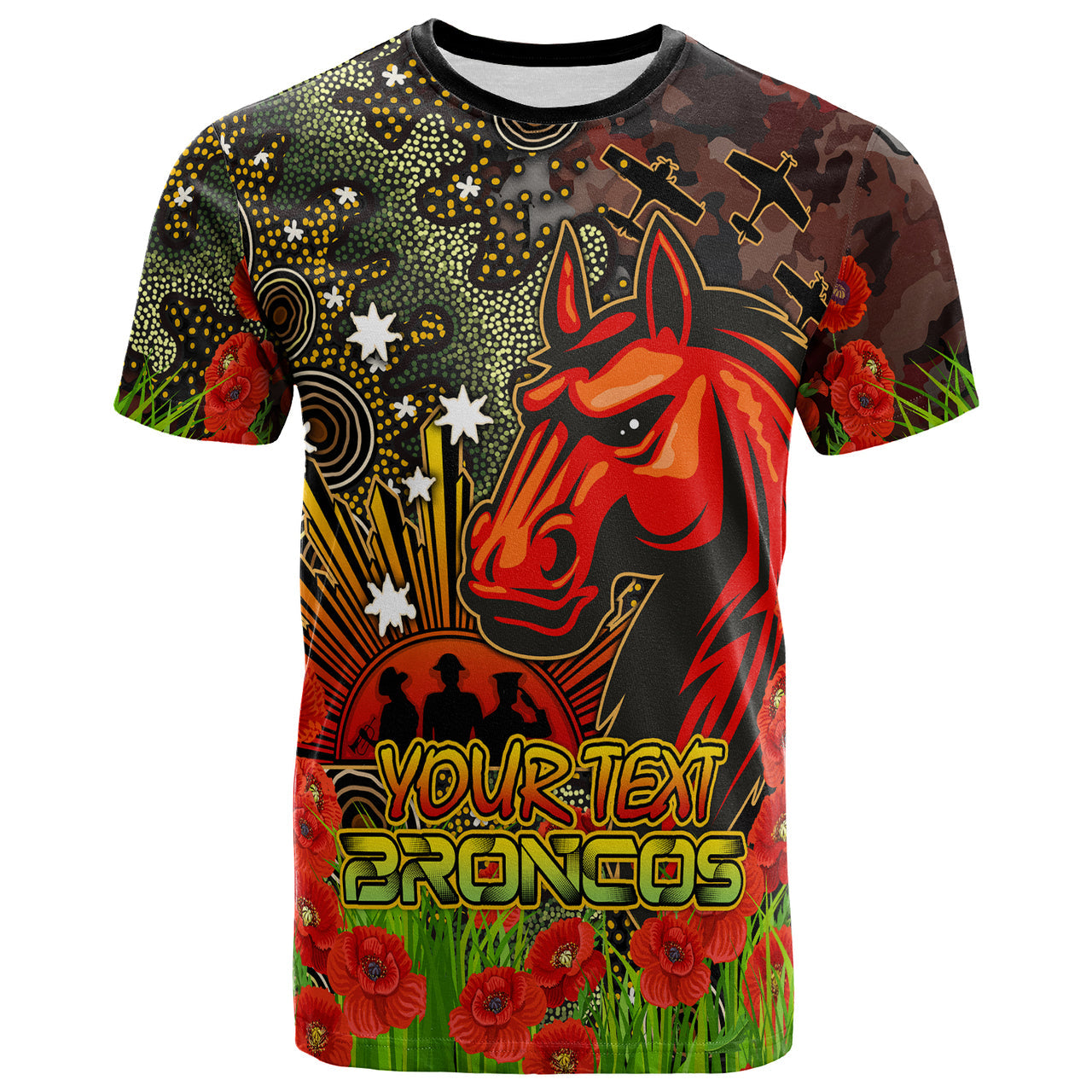 broncos-rugby-t-shirt-anzac-broncos-with-remembrance-poppy-and-indigenous-patterns-t-shirt