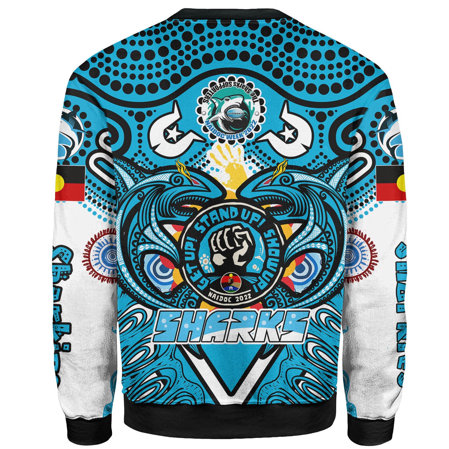 sharks-rugby-naidoc-week-sweatshirt-custom-tribal-sharks-cronulla-sutherland-sharks-get-up-stand-up-show-up-sweatshirt