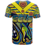 eels-rugby-t-shirt-personalised-photo-electric-eel-with-aboriginal-patterns-t-shirt