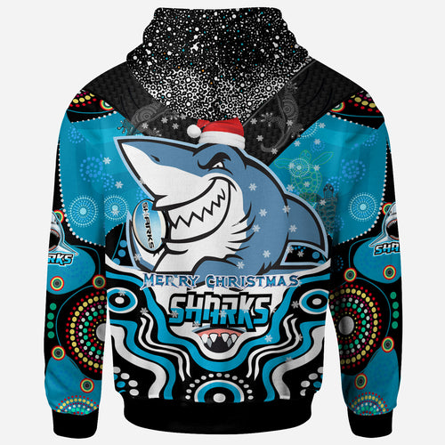 sharks-rugby-christmas-hoodie-custom-christmas-super-sharks-indigenous-hoodie