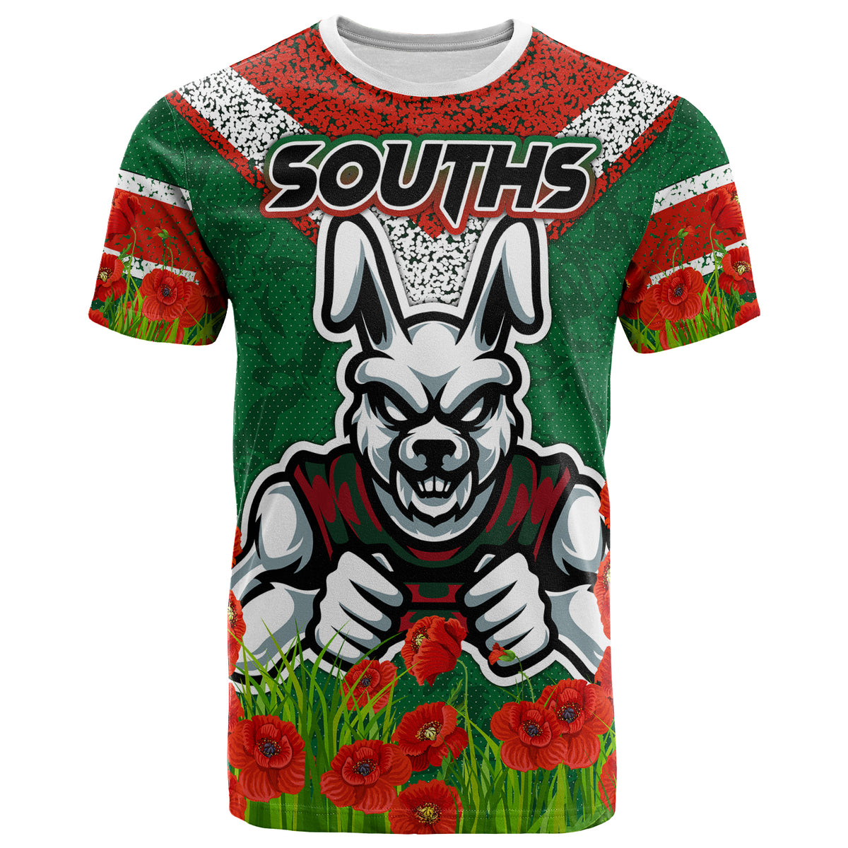 australia-south-sydney-anzac-t-shirt-custom-souths-with-anzac-poppy-t-shirt