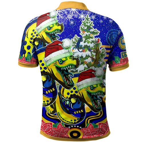parramatta-eels-rugby-christmas-polo-shirt-custom-christmas-super-eels-squad-indigenous-polo-shirt