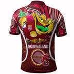 queensland-rugby-league-team-polo-shirt-custom-qld-maroons-cane-toads-with-aboriginal-art-personalised-player-and-number-polo-shirt