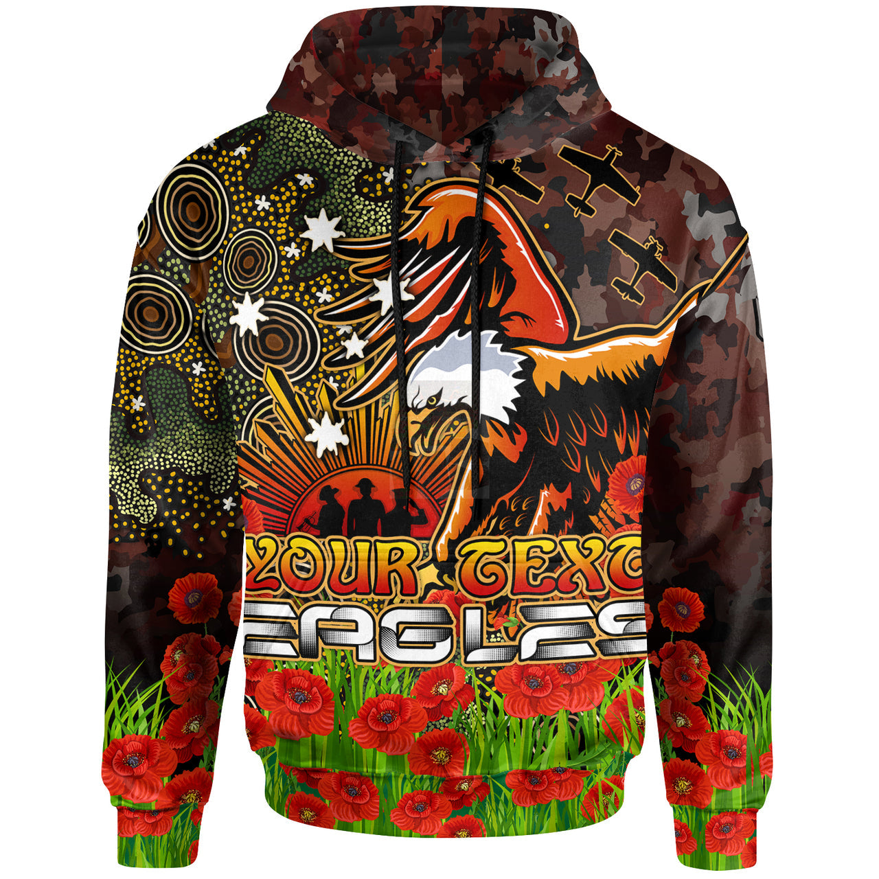 eagles-rugby-hoodie-anzac-eagles-with-remembrance-poppy-and-indigenous-patterns-hoodie