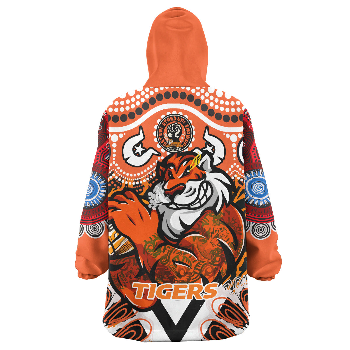 tigers-rugby-naidoc-week-snug-hoodie-custom-traditional-custodians-west-tigers-get-up-stand-up-show-up-oodie-blanket
