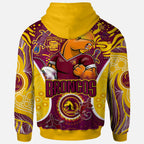 brisbane-broncos-rugby-hoodie-custom-brisbane-broncos-mascot-with-aboriginal-art-personalised-player-and-number-hoodie