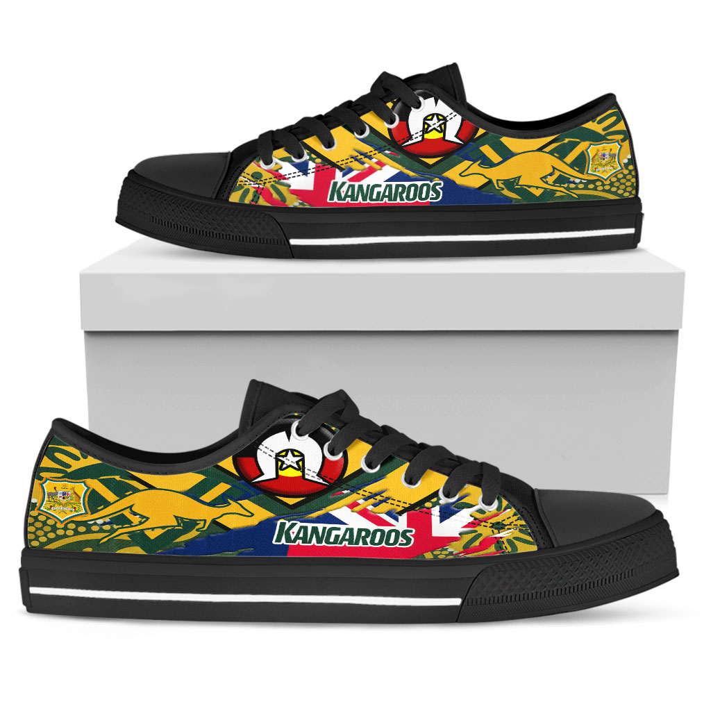 kangaroos-rugby-low-top-canvas-shoes-australia-national-rugby-league-team-kangaroos-squad-aboriginal-pride-low-top-canvas-shoes