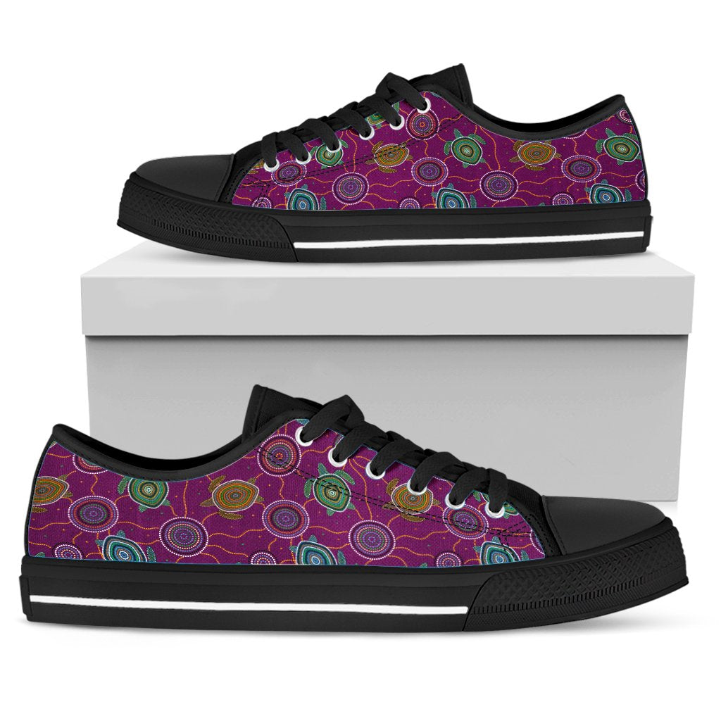 low-top-aboriginal-turtle-purple-australia-dot-patterns
