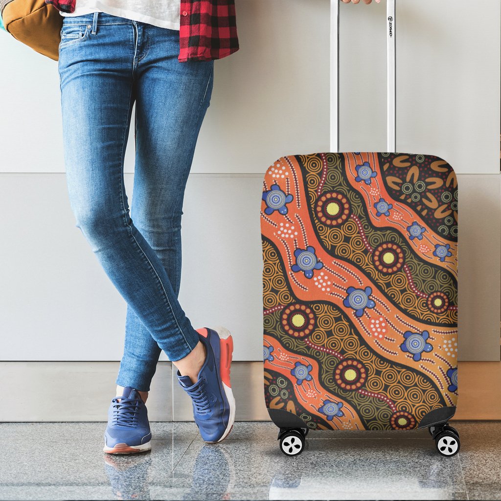 luggage-cover-aboriginal-dot-unique-style-turtle