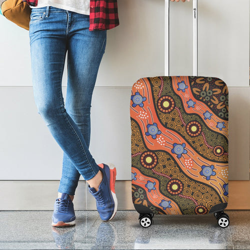 luggage-cover-aboriginal-dot-unique-style-turtle