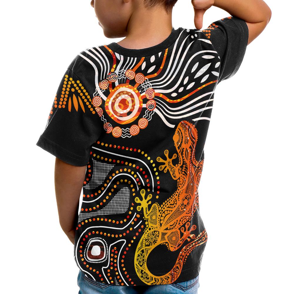 aboriginal-kid-t-shirt-lizard-sunshine