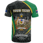 custom-text-t-shirt-australian-coat-of-arms-aussie-spirit-green