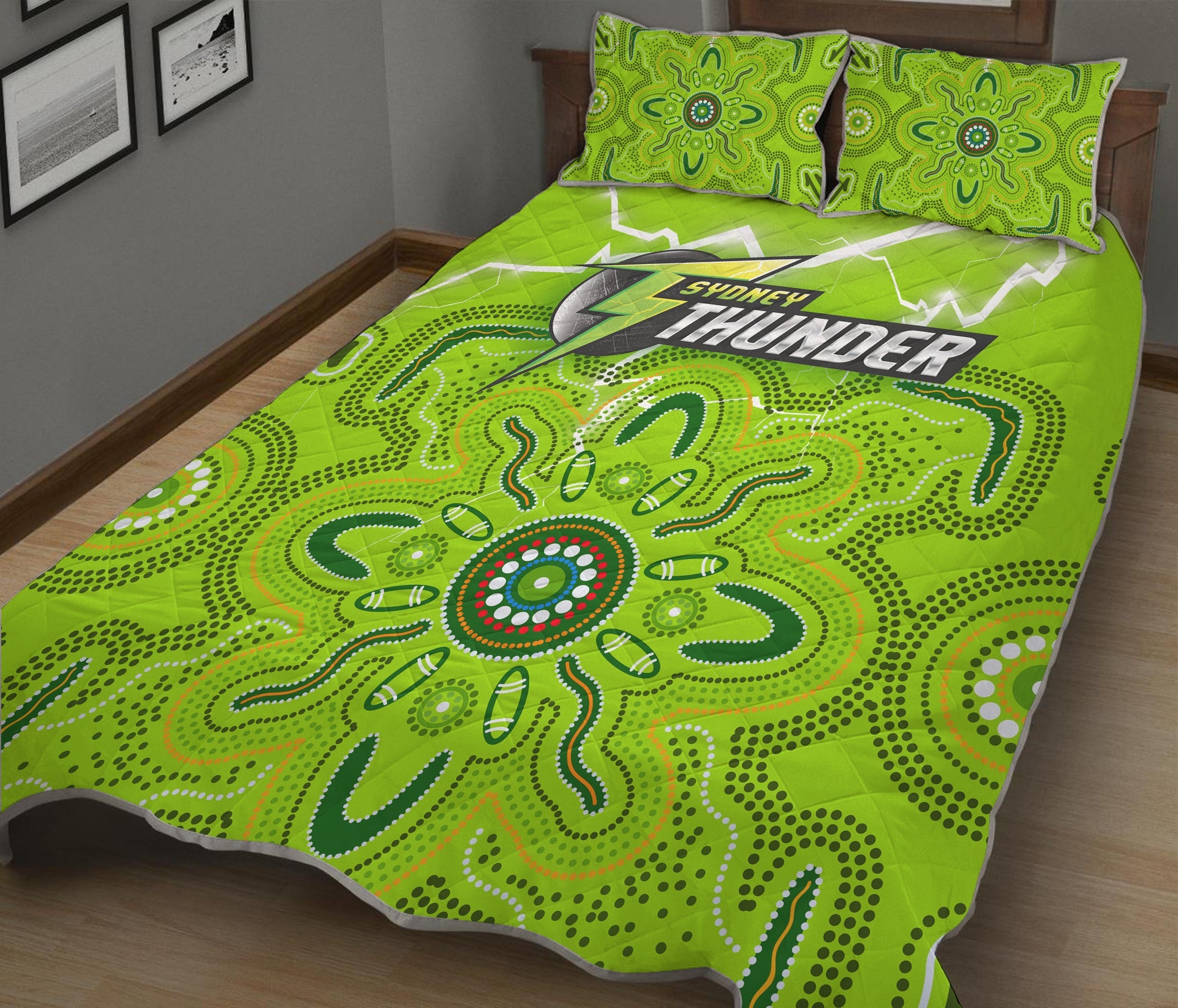 sydney-thunder-quilt-bed-set-aboriginal-style-of-dot