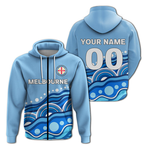 custom-personalised-melbourne-zip-hoodie-indigenous-dot-painting-art