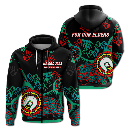 NAIDOC Week 2023 Aboriginal Art For Our Elders Hoodie - LT12