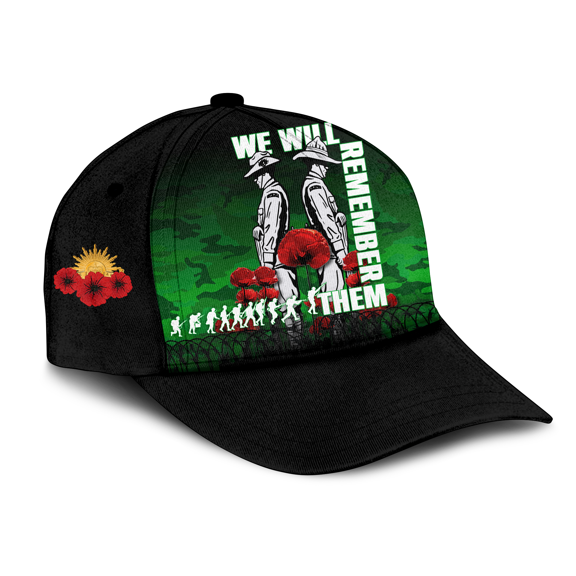 australia-anzac-2022-caps-camouflage-with-poppy-green