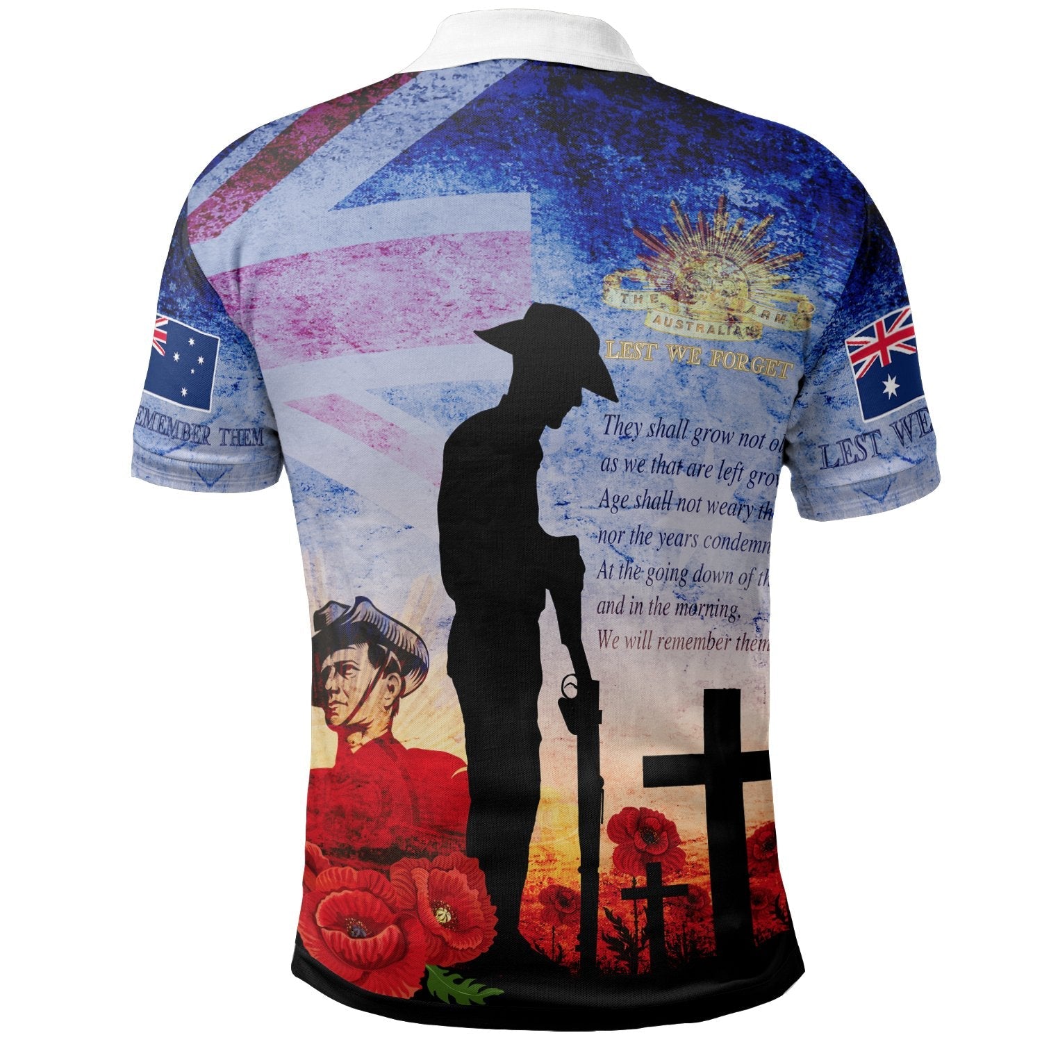 custom-anzac-polo-shirts-anzac-2020-lest-we-forget-the-australian-army