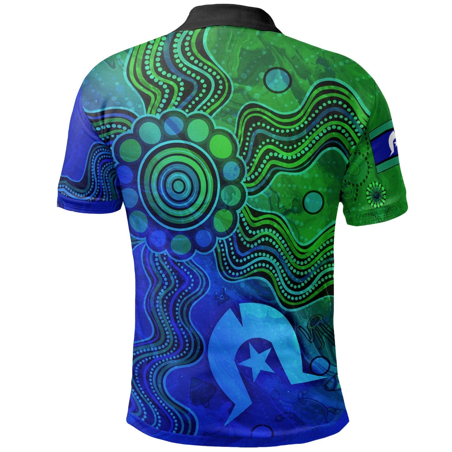 custom-aboriginal-polo-shirts-torres-strait-islands-flag