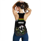 Black Panthers Rugby League Aboriginal Women Tank Top - LT2