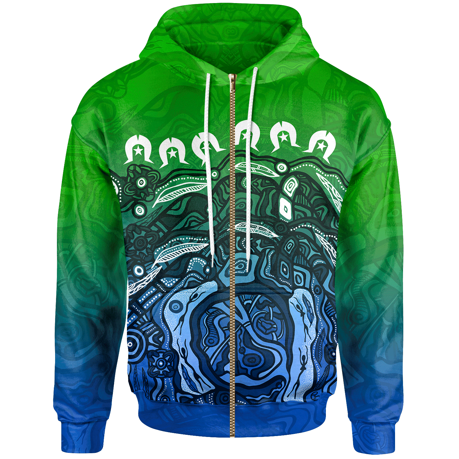 custom-torres-strait-islands-zip-up-hoodie-blue