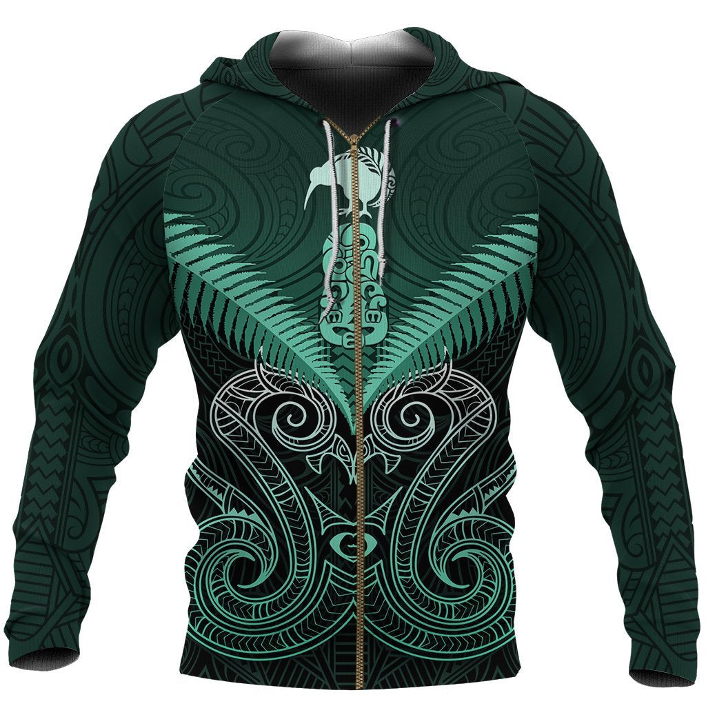 maori-manaia-new-zealand-zip-up-hoodie-turquoise