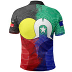 aboriginal-kid-polo-shirts-australia-naidoc-week-indigenous-flag-style-for-kid