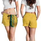 [Custom] Women's Shorts -  Australia Kangaroo Sign National Color - Vibe Hoodie