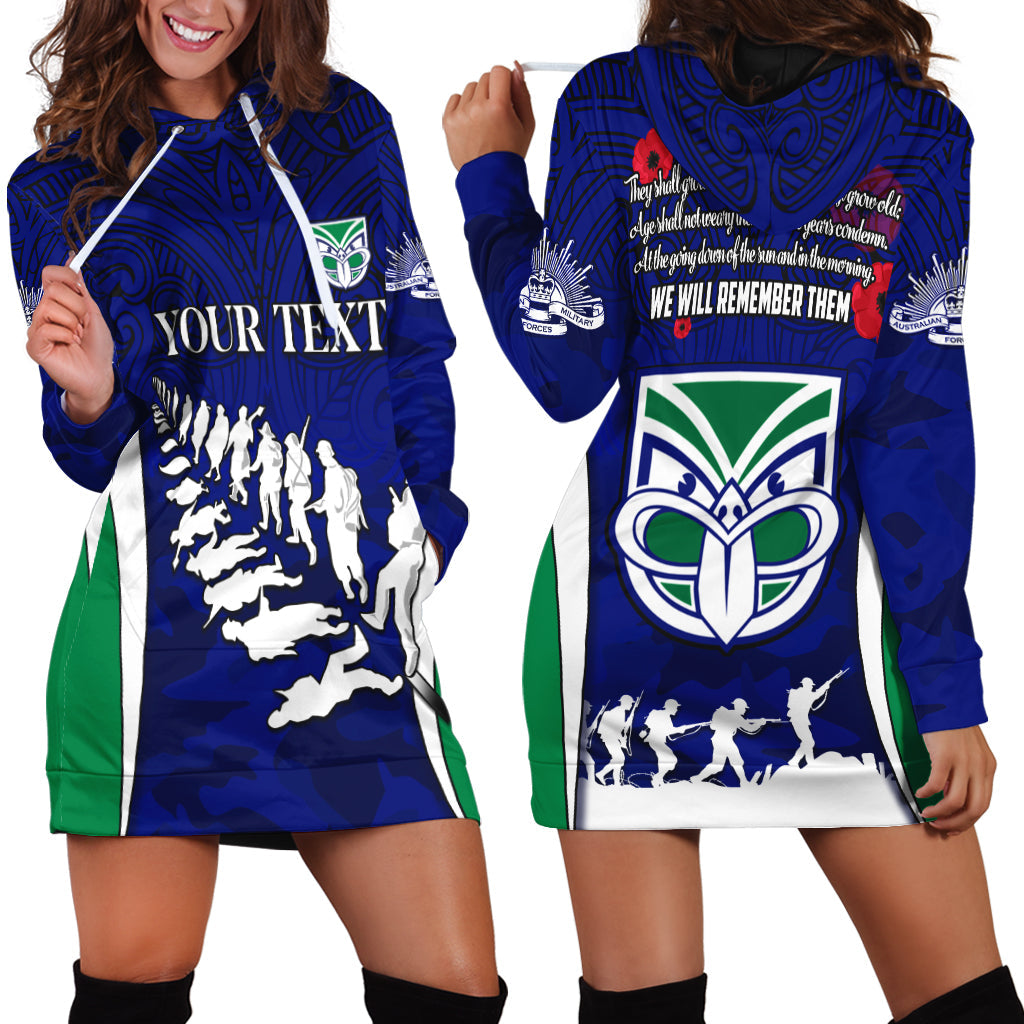 custom-personalised-warriors-anzac-2022-hoodie-dress-maori-pattern-always-remember-them