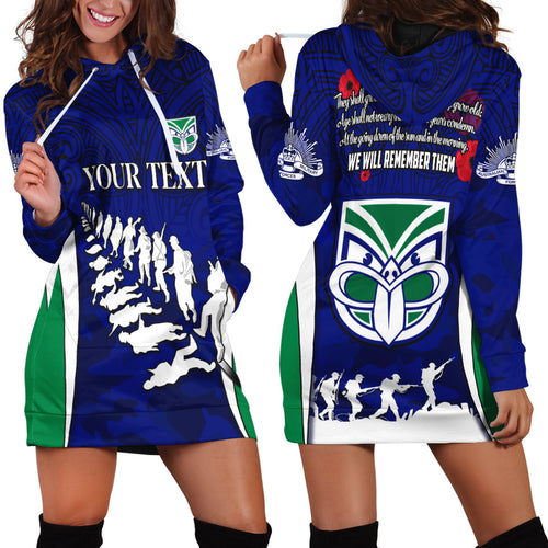 custom-personalised-warriors-anzac-2022-hoodie-dress-maori-pattern-always-remember-them