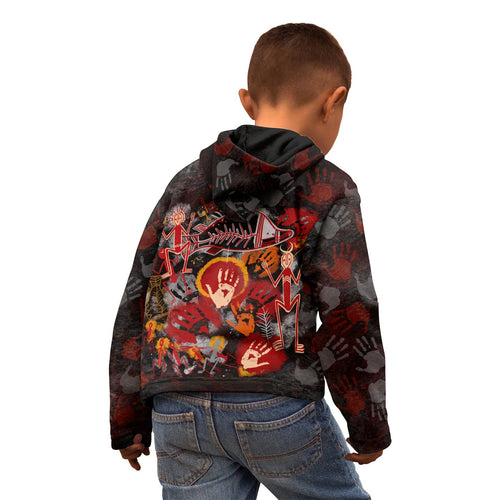 custom-aboriginal-kid-zip-up-hoodie-indigenous-fish-hand-art