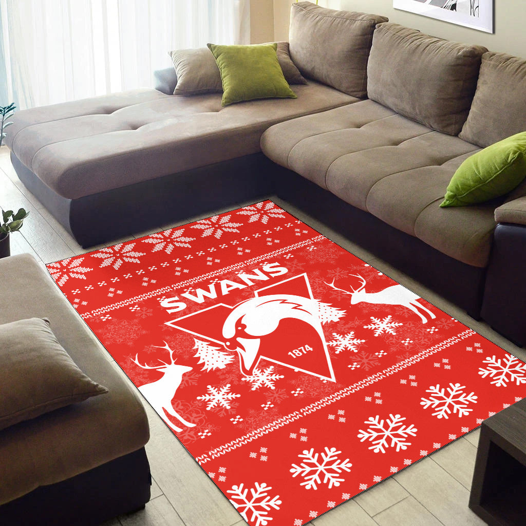 sydney-swans-area-rug-christmas-ugly-style