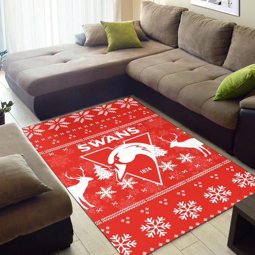 sydney-swans-area-rug-christmas-ugly-style
