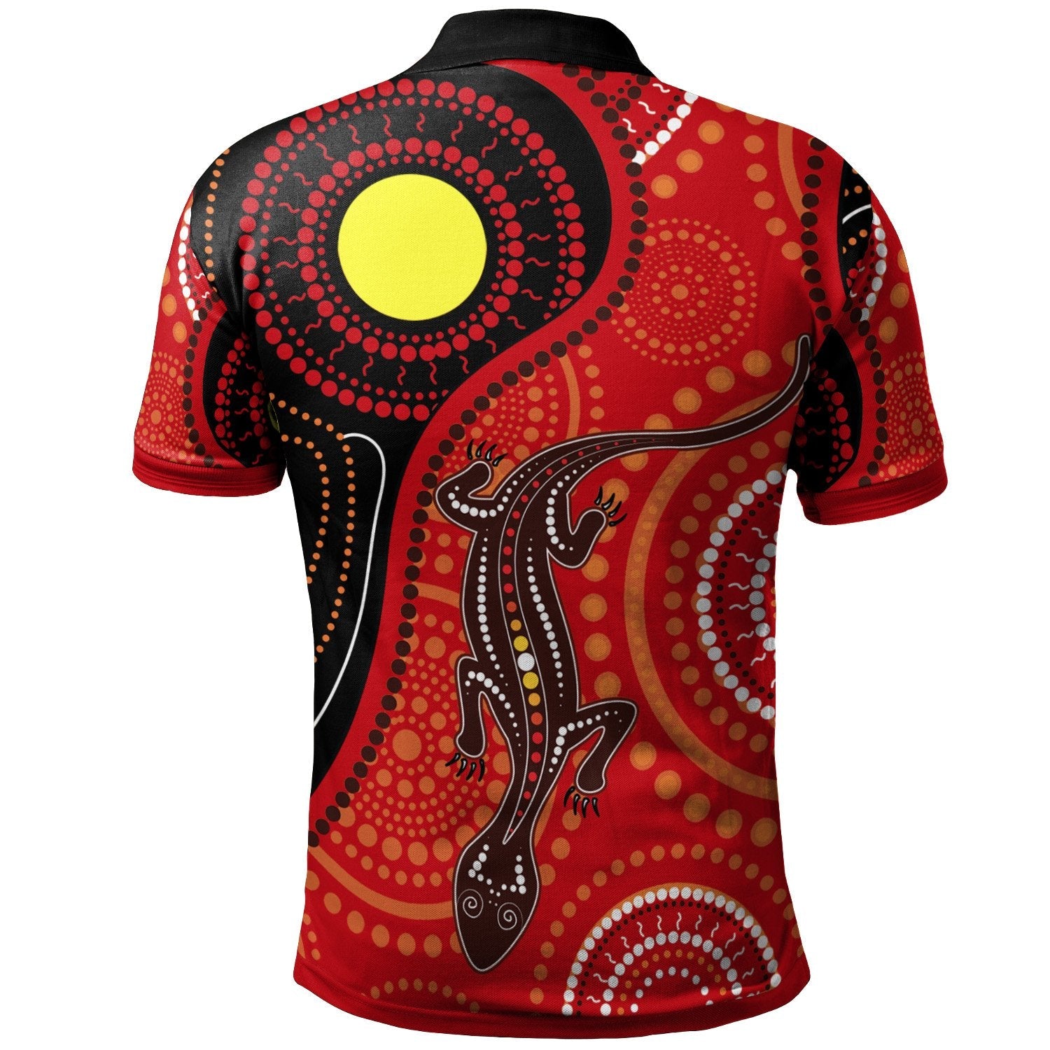 aboriginal-polo-shirt-australia-lizard-dot-painting-art-unisex