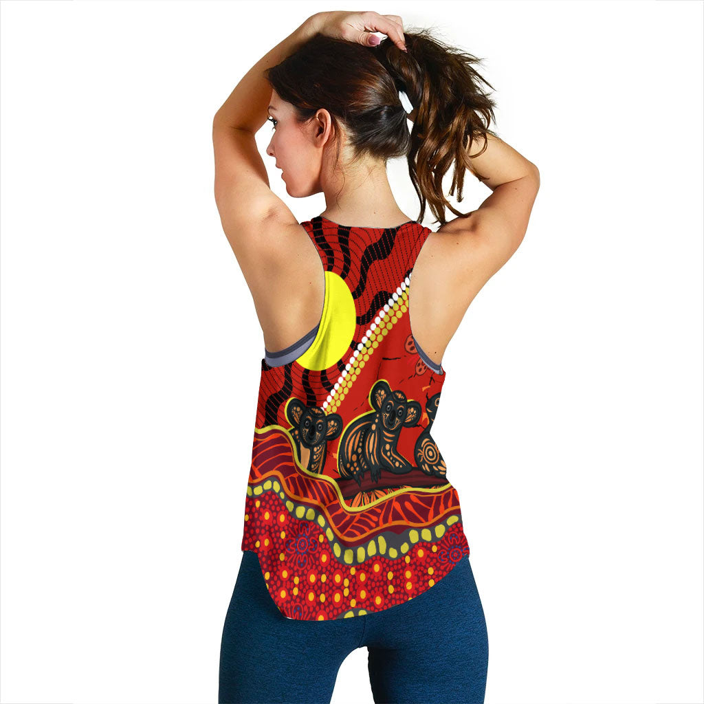 aboriginal-koala-painting-women-tank-top