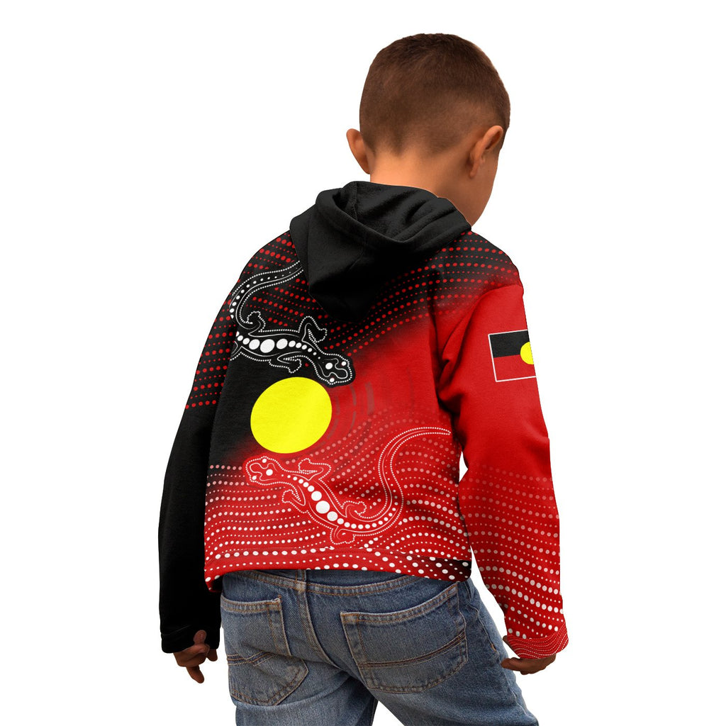 aboriginal-zip-up-hoodie-kid-two-indigenous-lizard