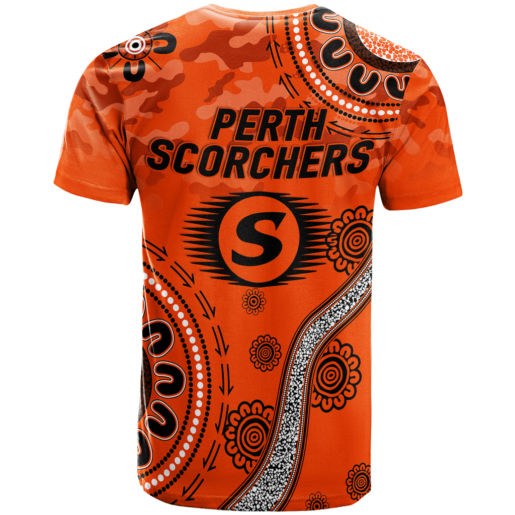 Perth Scorchers ANZAC Day Aboriginal T-Shirt - LT12