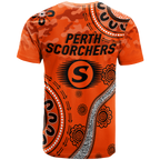 Perth Scorchers ANZAC Day Aboriginal T-Shirt - LT12