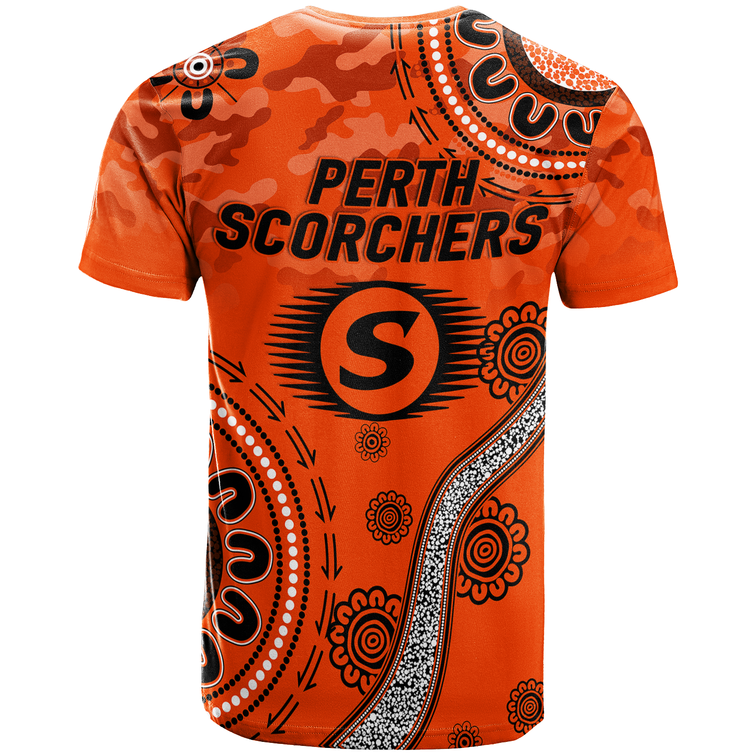 Perth Scorchers ANZAC Day Aboriginal T-Shirt - LT12