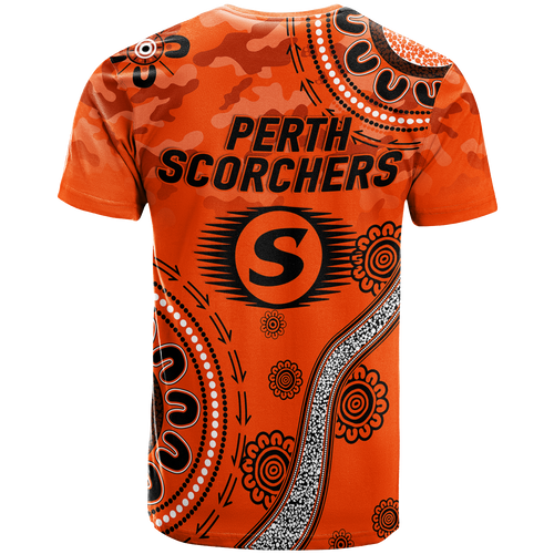 Perth Scorchers ANZAC Day Aboriginal T-Shirt - LT12