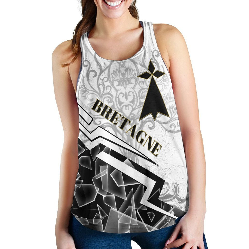Brittany Women's Racerback Tank - Bretagne Spirit - Vibe Hoodie