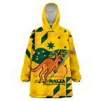 Australia Day Proud To Be Aussie Wearable Blanket Hoodie - LT12