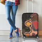 luggage-cover-aboriginal-snake-with-dot-painting