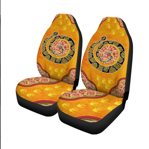 car-seat-cover-aboriginal-unique-style-snake-orange-color-2021