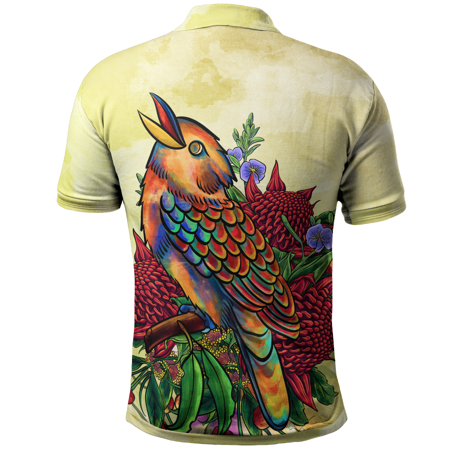 polo-shirts-australia-kookaburra-with-waratah