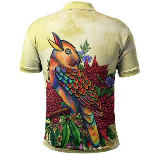 polo-shirts-australia-kookaburra-with-waratah
