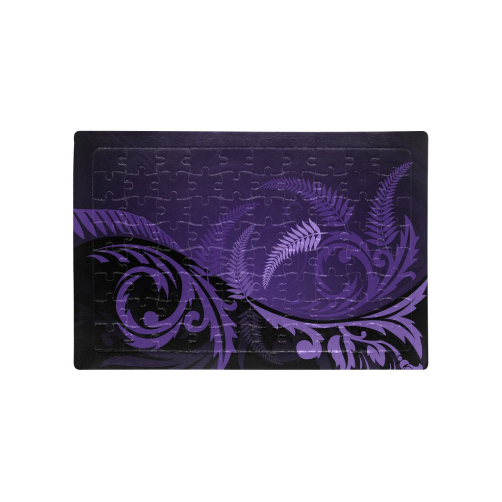 new-zealand-silver-fern-jigsaw-puzzle-purple