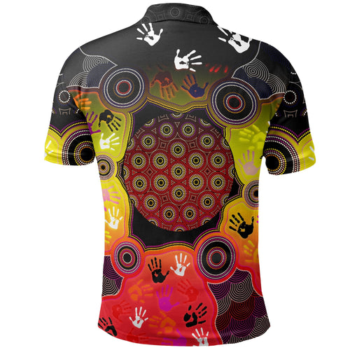 aboriginal-polo-shirt-indigenous-circle-dot-painting-hand-art