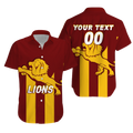 (Custom Personalised) Lions Harvey Brunswick Leschenault Football 2022 Hawaiian Shirt 
